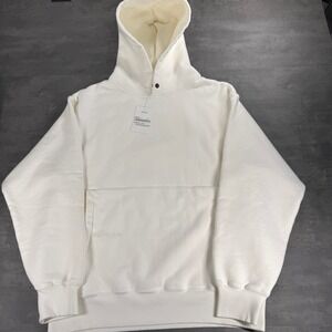 FORMA Classic Hoodie Mens XL Cream Weighted Heavyweight Portugal 560 GSM $350